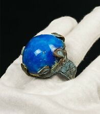 Marvelous Egyptian Ring made from copper with amazing Natural Healing stone picture