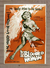 Historic Hot Blooded Woman 1965 Movie Advertising Postcard picture