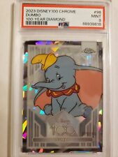 2023 Topps Dumbo Chrome Disney 100 Year Diamond Refractor #29/100 #98 PSA 9 MINT picture