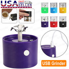 NEW Portable Electric Auto He*rb Machine Grinder Crusher USB Rechargeable picture