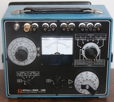 Original  ESI 250DE Universal Impedance Bridge LCR Meter w/ Power Pack Case picture