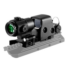 Tactical G43 3X Magnifier 558 Red Dot Combo QD Mount for 20mm Rail picture