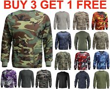 Long Sleeve T-shirt Camouflage Tee Military Tactical Camouflage plain T shirt picture