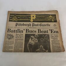 1979 Oct 18 Pittsburgh Post-Gazette Battlin’ Bucs Beat ‘Em (MH50) picture
