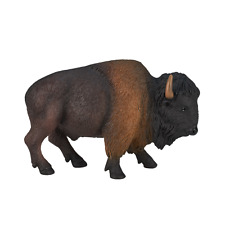 Mojo AMERICAN BUFFALO BISON Wild zoo animals play model figure toys plastic picture