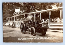 RPPC 1913. NEW ROCHELLE, NY. PARADE JUNE 24TH, FIRE TRUCK. POSTCARD DB44 picture