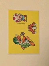 Nintendo 1989 Topps Hammer Bros, Magic Mushrooms&Mushroom Retainer StickerCard31 picture