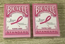 Bicycle Breast Cancer Research Foundation Playing Deck Card 2009 Pink Sealed Lot picture