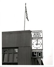 LG45 1959 Original Photo TODAY'S NEWS TODAY THE SEATTLE TIMES BUILDING CLOCK picture