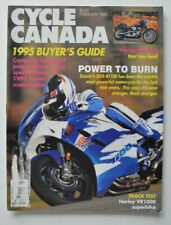 CYCLE CANADA February 1995 Suzuki GSX-R1100 Harley VR1000 FXSTSB Bad Boy picture