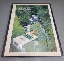 1972 Kool Print Ad Cigarettes Filter Kings Mountain Waterfall Framed 8.5x11  picture