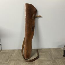 WWII US MILITARY M1 GARAND RIFLE VEHICLE Jeep Leather SCABBARD Lyon Coulson 1942 picture