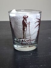 Vtg 1970s Tiki Glass BEACHBUM BURTS REDONDO BEACH CA Lowball Cocktail 4