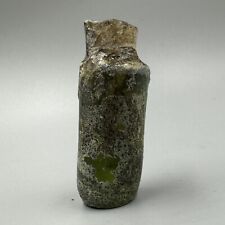 Rare Unique Ancient Roman Glass Authentic Antique Bottle picture