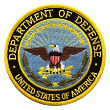  Military Department of Defense DOD Patch[Hook Fastener Backing - 3.5 X 3.5 -P6] picture