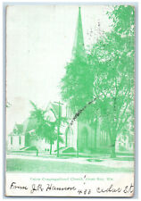 1906 Union Congregational Church Green Bay WI Scarboro ME Posted Postcard picture