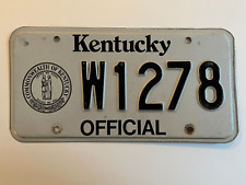 2000s Kentucky OFFICIAL License Plate Very Good Condition picture