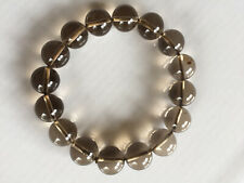 Elegant Natural Tea dust Mocha Crystal hard stone bead Bracelet / Bangle picture