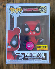 Funko Pop #328 Marvel Deadpool Panda pool Flocked Chase Hot Topic Exclusive picture