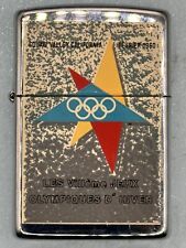Vintage 1995 Squaw Valley California Fevrier 1960 Olympic Chrome Zippo Lighter picture