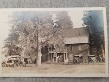 RPPC Hotel at Chester California 1918 Exterior View Old Cars picture