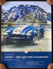 SHELBY COBRA CSX2345 1965 FIA World Champ Poster BONDURANT Rossfeld Hillclimb picture