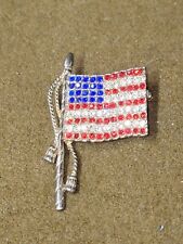 WWII Sweetheart American Flag Brooch picture