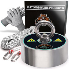 3000Lb Complete 360 Degree Magnet Fishing Kit | Includes Strong 360 Neodymium N5 picture