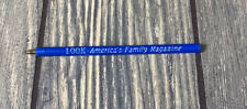 Vintage Blue Look Americas Family Magazine Pen AA picture