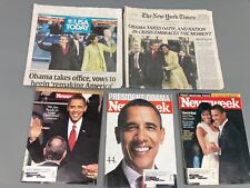 Lot of 5  Barack Obama Ephemera Magazines Newspapers USA Today-NY Times-Newsweek picture