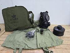 Korean M17 Tactical Military Gas Mask Respirator W/filter & Hood Bag/hood 1990's picture