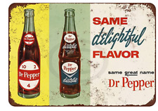 DR PEPPER SODA POP TIN SIGN 12 x 8 GOOD FOR LIFE BE A PEPPER METAL ART  1.00 .01 picture