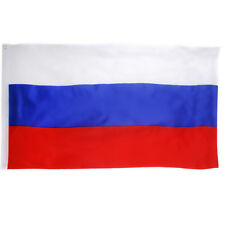 RUSSIA FEDERATION RUSSIAN LARGE FLAG 5X3FT EYELETS HANGING BANNER 150 x 90CM picture