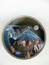 ASTRONAUT JOHN GLENN collector plate FLIGHT OF GLORY Space Travel NASA R. Schaar picture