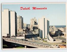Postcard A View of Superior Street in Downtown Duluth Minnesota USA picture