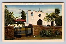Tucson AZ-Arizona, St Philip's in the Hills, Vintage c1958 Souvenir Postcard picture