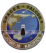Authentic SPACEX JCSAT-18 / KACIFIC1 -Employee Mission PATCH MINT picture