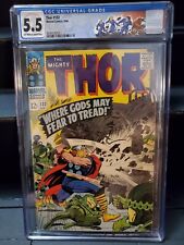Thor 132 CGC 5.5, Marvel Comics 1966,  1st app of Ego in cameo 🔑  picture