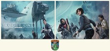 ROGUE ONE: A STAR WARS STORY - 2 Card Puzzle Promo Card Set #2 - Cassian Jyn picture