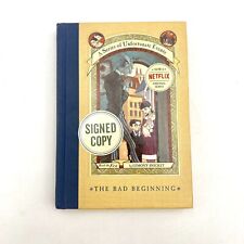 Lemony Snicket SIGNED ‘Series Of Unfortunate Events: Bad Beginning Book RARE picture
