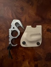 DWAINE CARRILLO AIRKAT "GUTRENCH" GUT HOOK HUNTING / SKINNING KNIFE picture