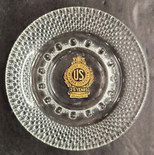 Vintage U.S. Rubber Company royal 25yrs Hobnail Glass Ashtray United States picture