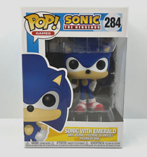Funko Pop Games: Sonic The Hedgehog - Sonic with Emerald #284 picture