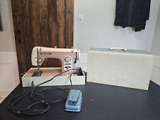 Vintage brother sewing machine 1950s Powers On, Needs New Belt To Function. picture