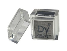 Metal Cube 99.9% Pure Periodic Table Element Engraved Density Collection + Case picture