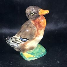 Vintage GORT Bone China 3” Mallard Duck Figurine picture