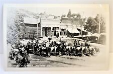 RPPC Ashland Oregon Late 1800's Looking On The Plaza c1950s Repro Hall Photo picture