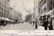 Beverly MA Cabot Street c1906 James Matheson Postcard G50 picture