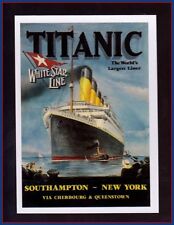 1912 RMS TITANIC BOARDING PASS, SUPERIOR CARD CO LIMITED EDITION, NEAR MINT  picture