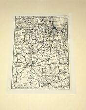 1933 ILLINOIS Trunk Auto Highways, Very Detailed, Near Mint Condition picture